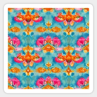 Watercolour Retro Bohemian Pattern Sticker